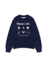 Áo Sweater Nỉ Hai Da  Pilates Life