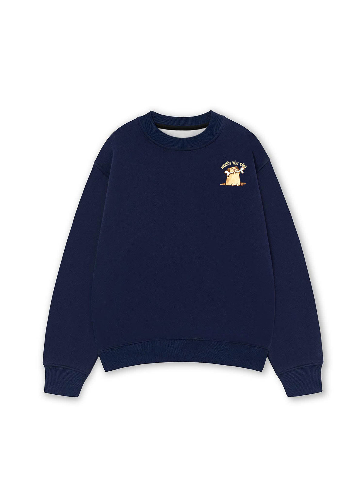 Áo Sweater Nỉ Hai Da Người Yêu Cún