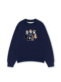 Áo Sweater Nỉ Hai Da No Dog No Life