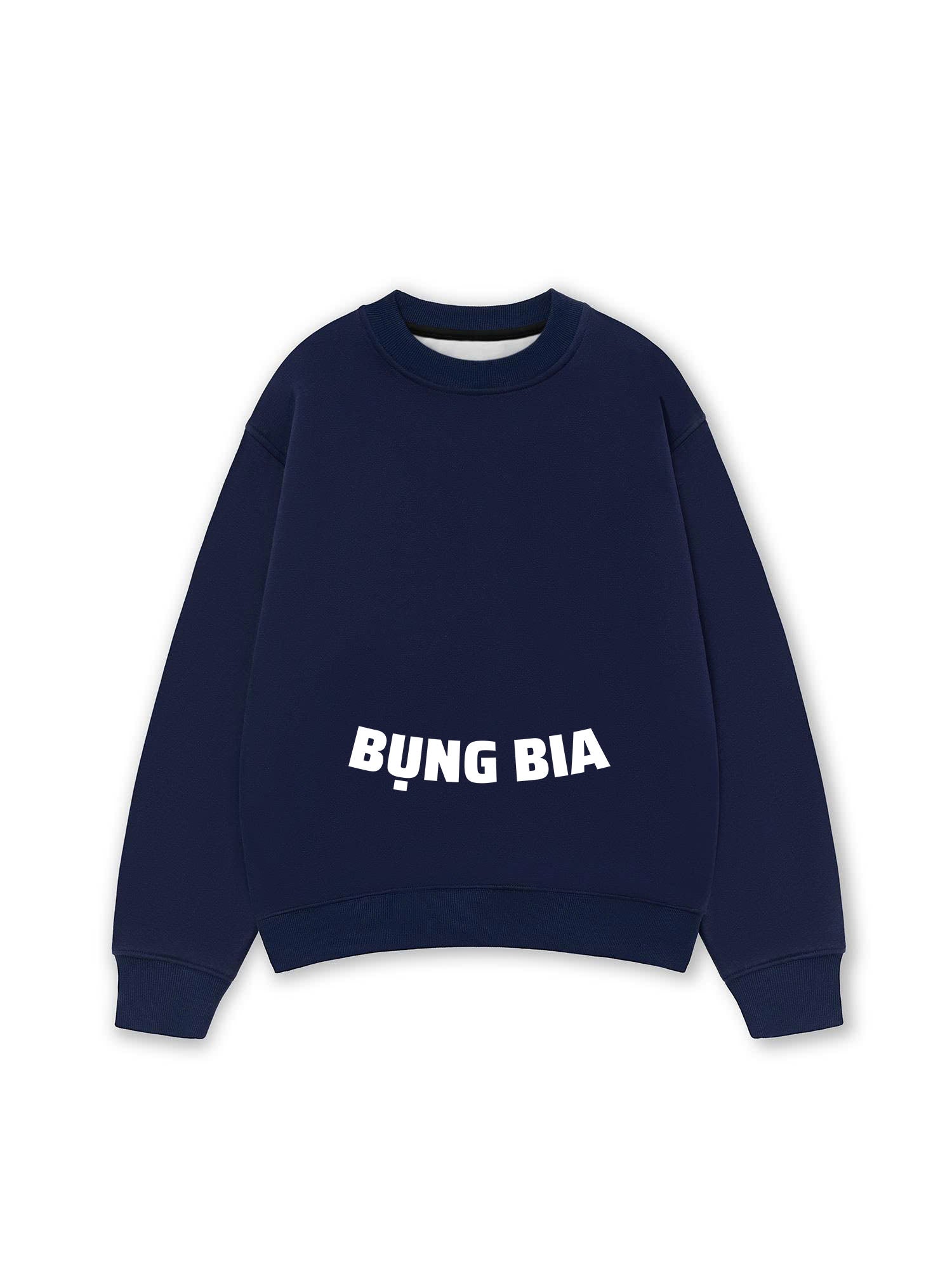 Áo Sweater Nỉ Hai Da Bụng Bia