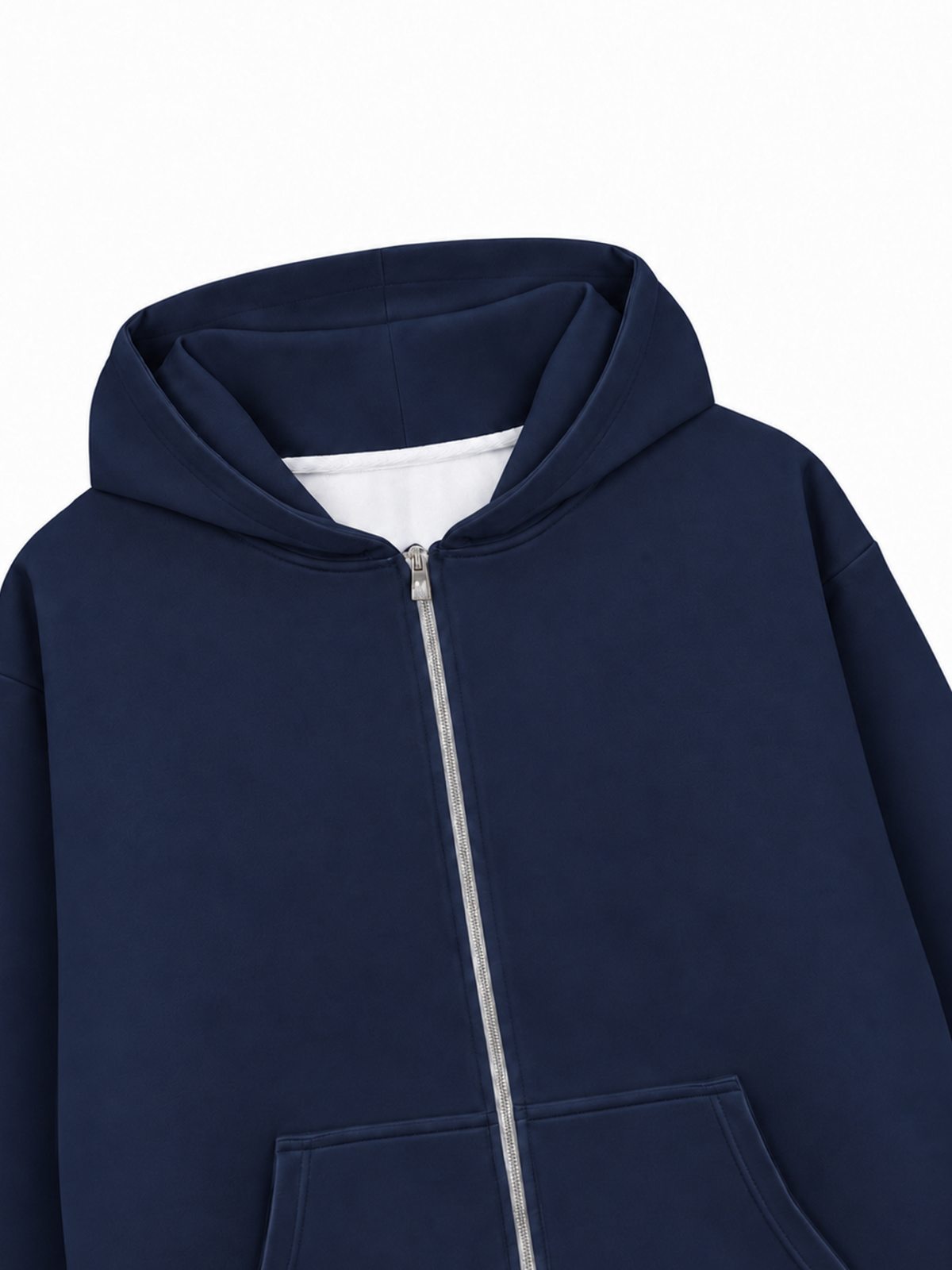 Áo Hoodie Zip Nỉ Hai Da Hơi Mệt Basic