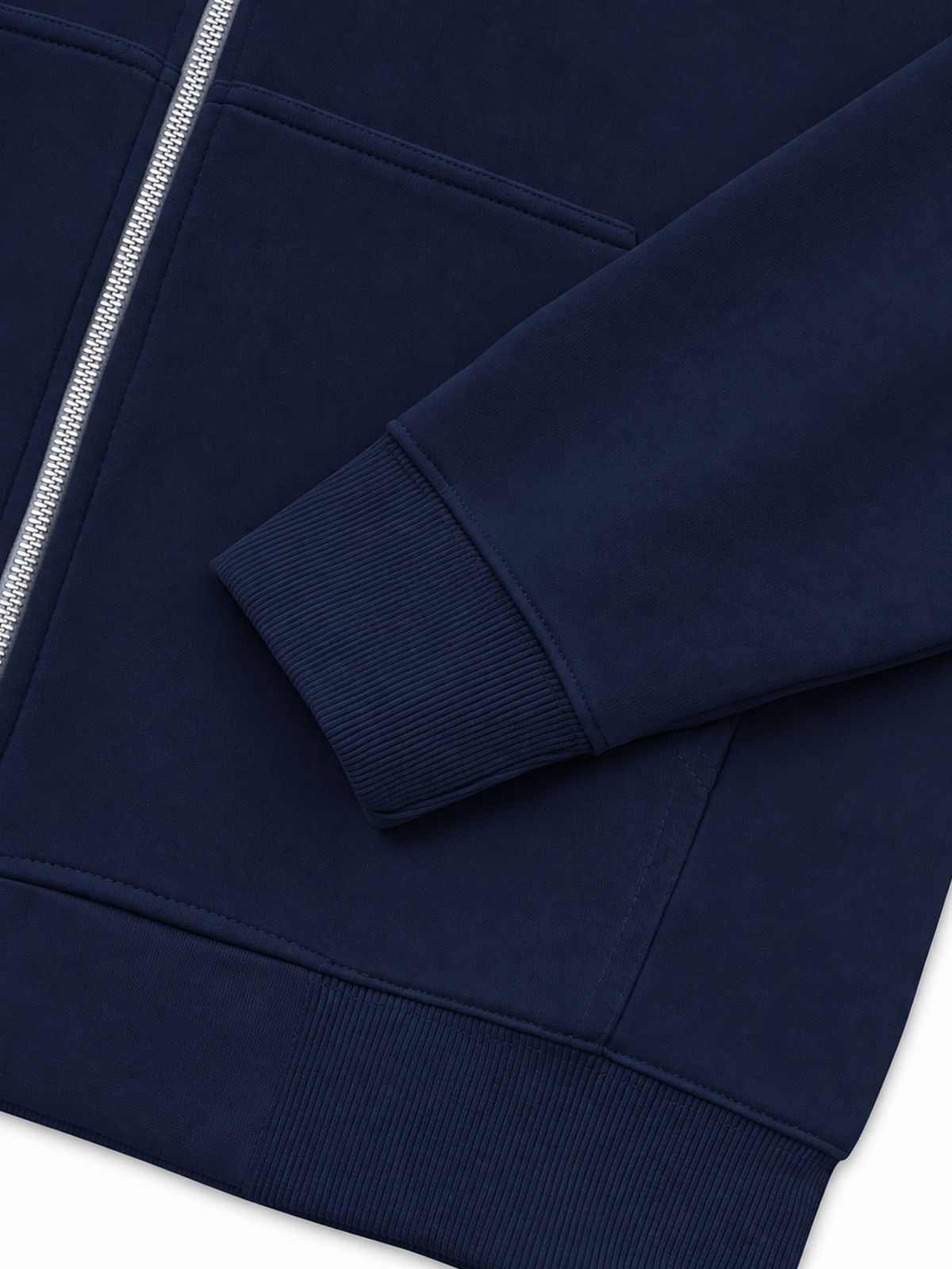 Áo Hoodie Zip Nỉ Hai Da Hơi Mệt Basic