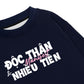 Áo Sweater Nỉ Hai Da Manifest Độc Thân Và Nhiều Tiền