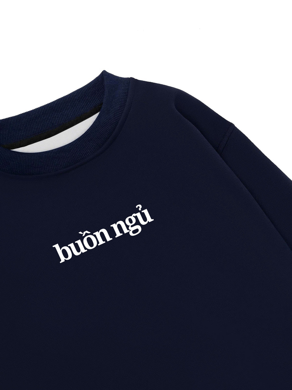 Áo Sweater Nỉ Hai Da Buồn Ngủ