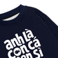 Áo Sweater Nỉ Hai Da Cá Đen Xì