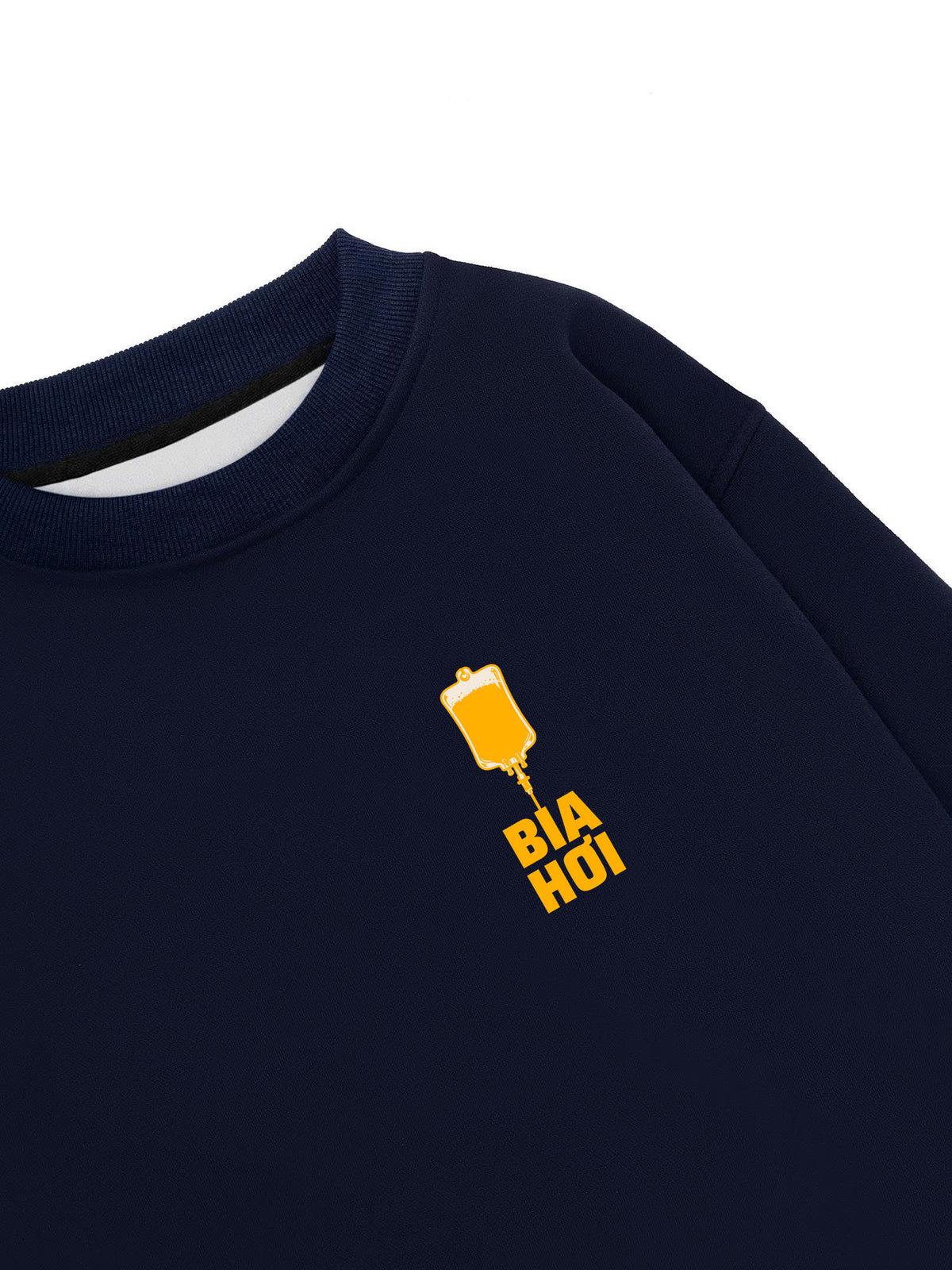 Áo Sweater Nỉ Hai Da Blood Type Is Bia Hơi
