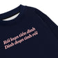 Áo Sweater Nỉ Hai Da Rối Loạn Tiền Đình