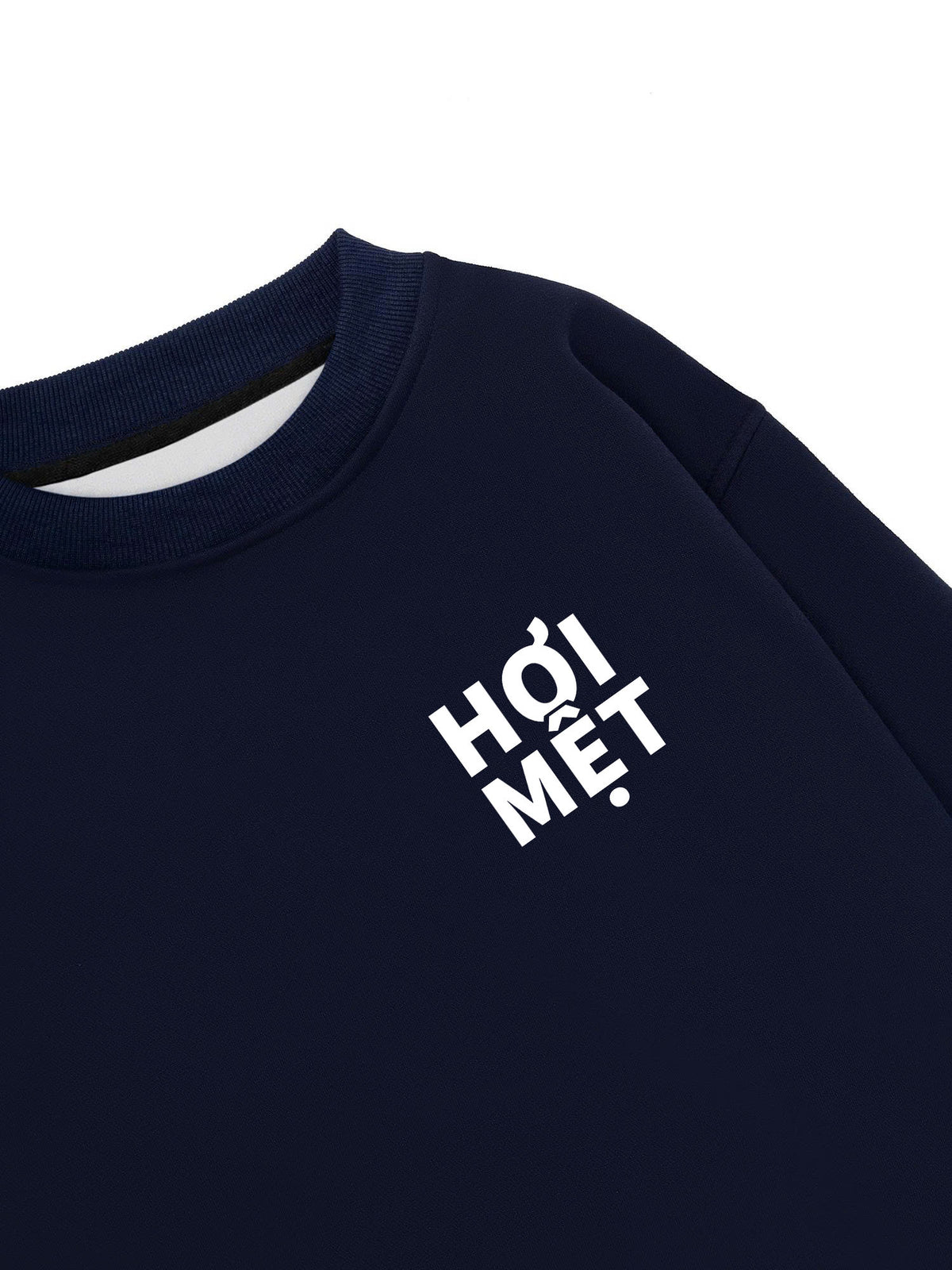 Áo Sweater Nỉ Hai Da Tư Tưởng Không Thông