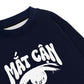 Áo Sweater Nỉ Hai Da Mắt Cận