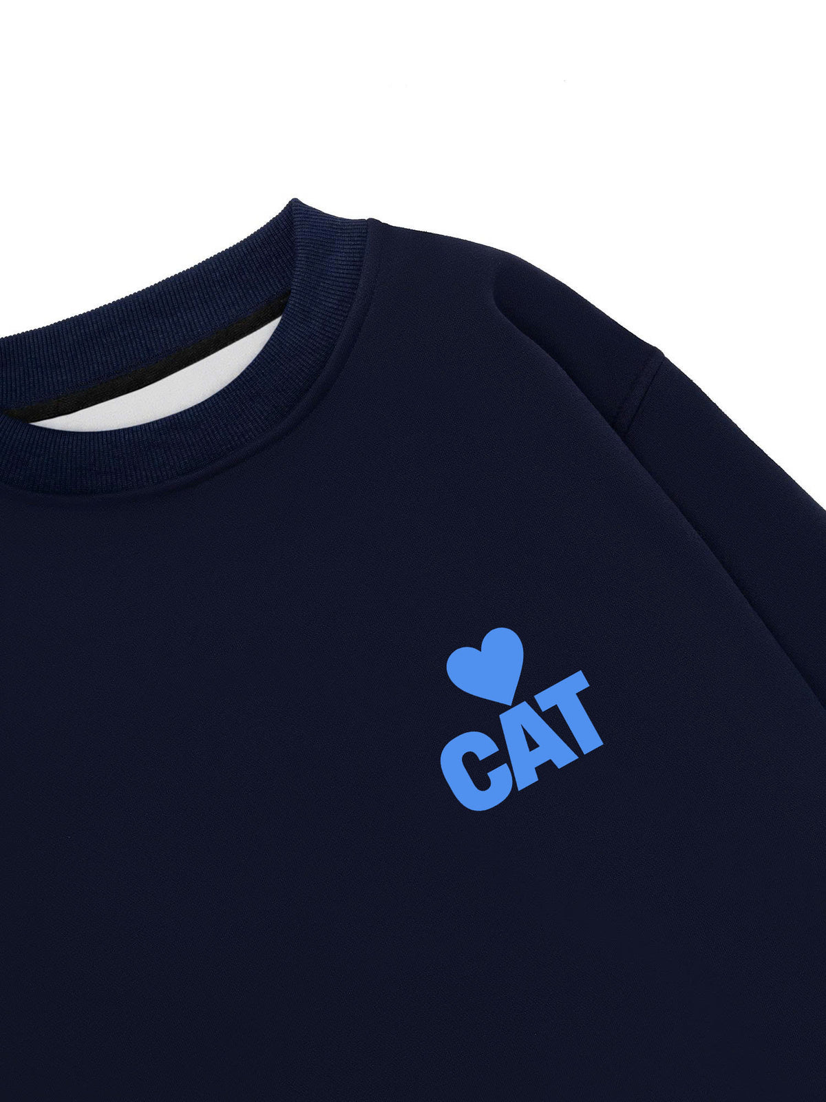 Áo Sweater Nỉ Hai Da Mèo Cười Nhiều Hơn