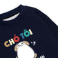 Áo Sweater Nỉ Hai Da Chó Ăn Sang Hơn Tôi
