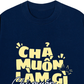 Áo Thun Relaxed Fit Chả Muốn Làm Gì