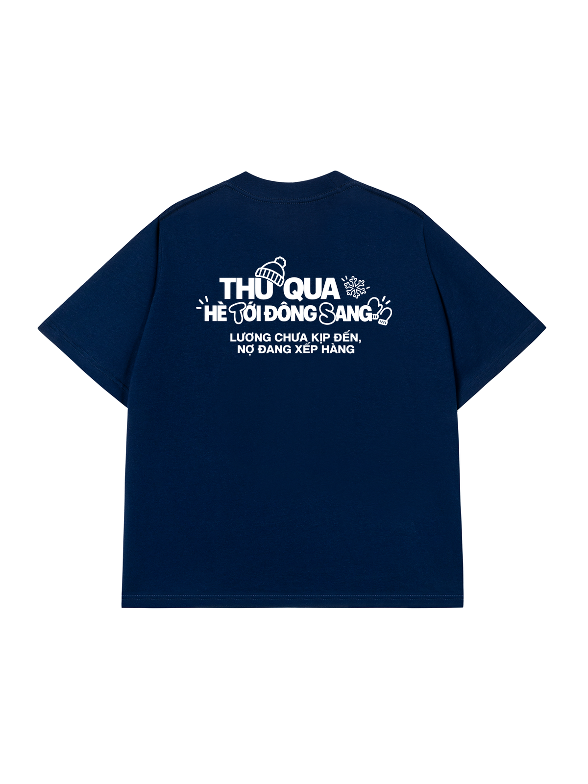 Áo Thun Relaxed Fit Thu Qua Hè Tới Đông Sang