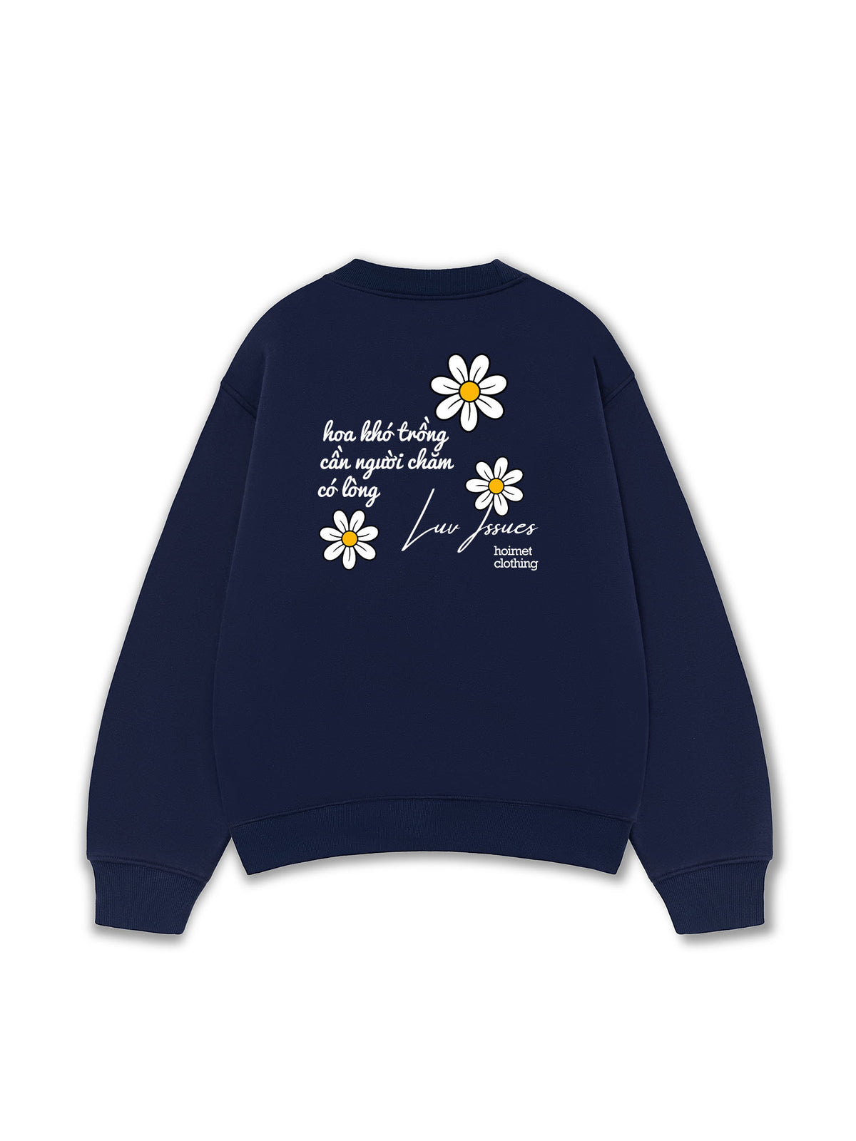 Áo Sweater Nỉ Hai Da Hoa Khó Trồng