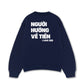 Áo Sweater Nỉ Hai Da Người Hướng Về Tiền