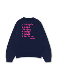 Áo Sweater Nỉ Hai Da A Là Của Em