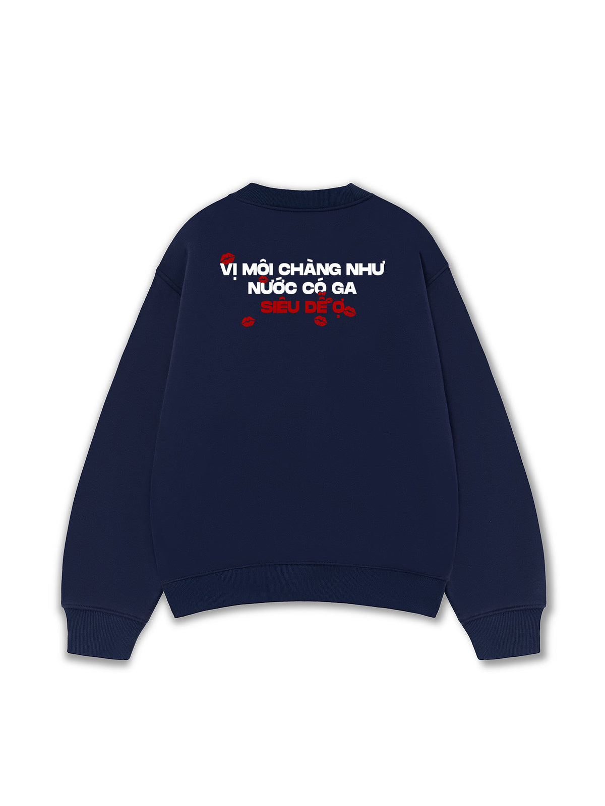 Áo Sweater Nỉ Hai Da Vị Môi Chàng