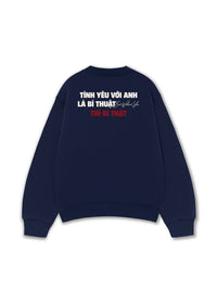 Áo Sweater Nỉ Hai Da Tình Yêu Với Anh