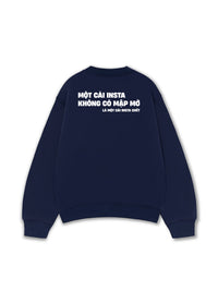 Áo Sweater Nỉ Hai Da Insta Không Có Mập Mờ