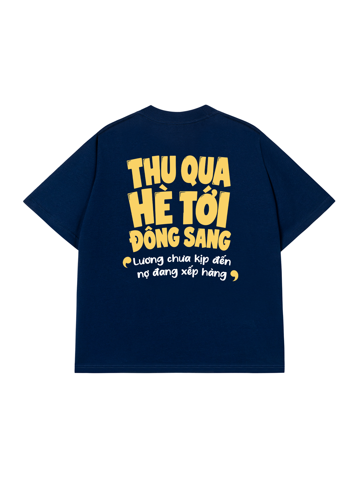 Áo Thun Relaxed Fit Thu Qua Hè Tới Đông Sang