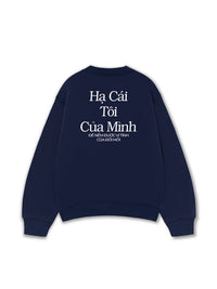 Áo Sweater Nỉ Hai Da Hạ Cái Tôi Của Mình