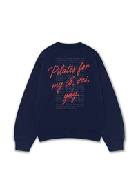 Áo Sweater Nỉ Hai Da Pilates For My Cổ Vai Gáy