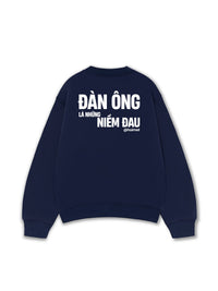 Áo Sweater Nỉ Hai Da Đàn Ông Là Những Niềm Đau