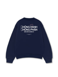 Áo Sweater Nỉ Hai Da  Không Danh Không Phận