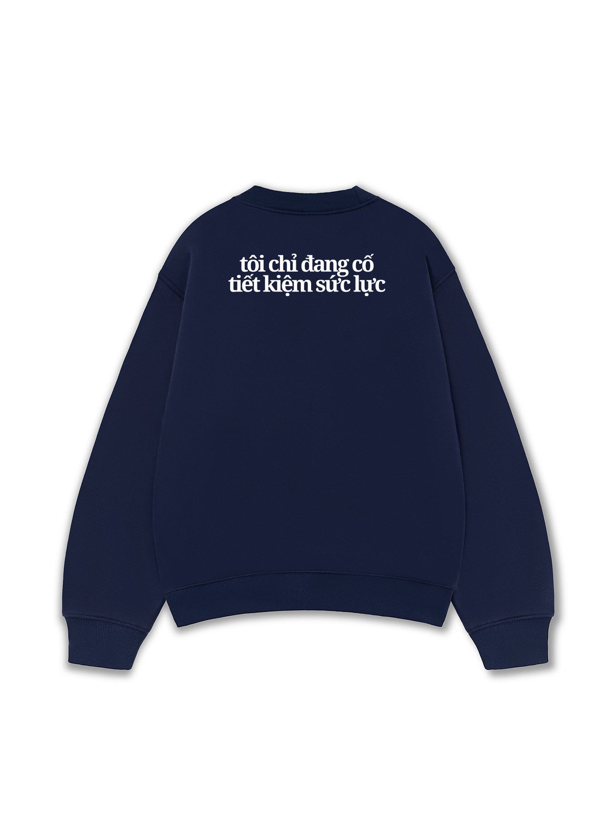 Áo Sweater Nỉ Hai Da Lười