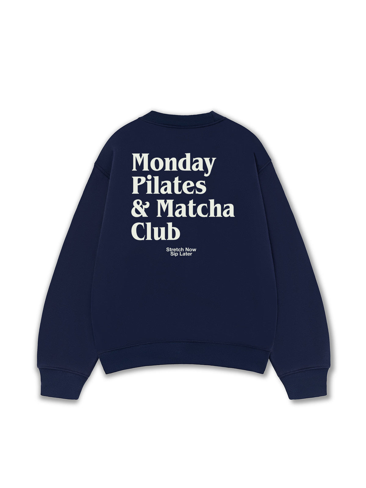 Áo Sweater Nỉ Hai Da Monday Pilates & Matcha
