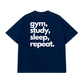 Áo Thun Relaxed Fit Gym Study Sleep Repeat