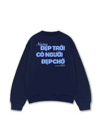 Áo Sweater Nỉ Hai Da Người Đẹp Chờ