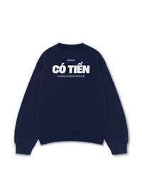 Áo Sweater Nỉ Hai Da Có Tiền