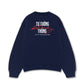 Áo Sweater Nỉ Hai Da Tư Tưởng Không Thông
