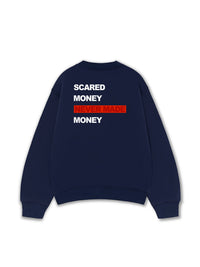 Áo Sweater Nỉ Hai Da Never Made Money