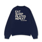Áo Sweater Nỉ Hai Da Sleep Pilates Repeat