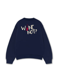 Áo Sweater Nỉ Hai Da Wine Not