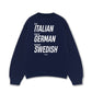 Áo Sweater Nỉ Hai Da  Eat Italian