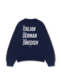Áo Sweater Nỉ Hai Da  Eat Italian
