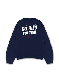 Áo Sweater Nỉ Hai Da Có Hiếu Với Trai