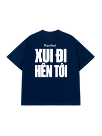 Áo Thun Relaxed Fit Xui Đi Hên Tới