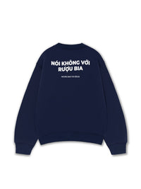 Áo Sweater Nỉ Hai Da Nói Không Với Rượu Bia