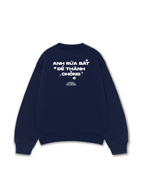 Áo Sweater Nỉ Hai Da Anh Rửa Bát