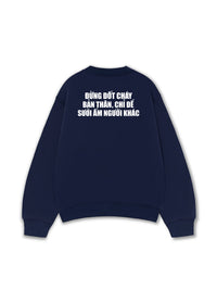 Áo Sweater Nỉ Hai Da Fit Love Issues
