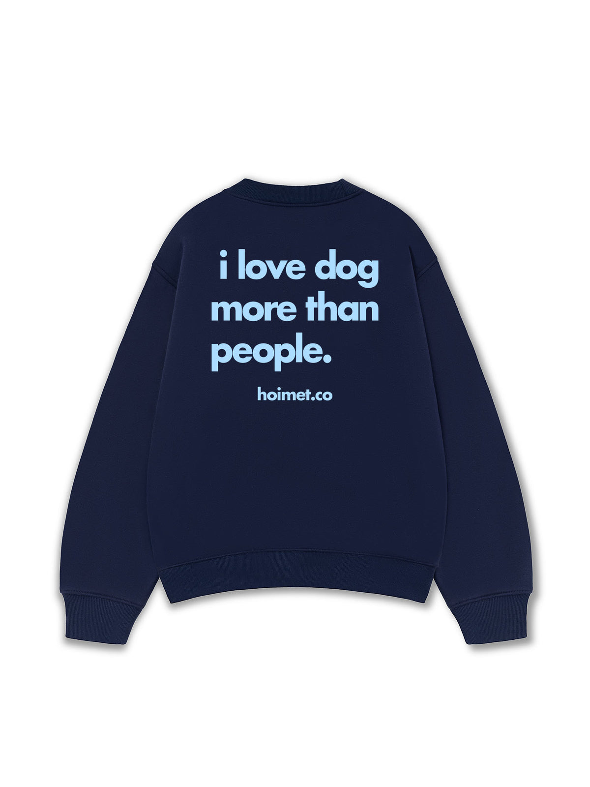 Áo Sweater Nỉ Hai Da I Love Dog