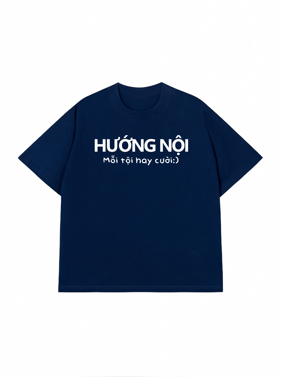 Áo Thun Relaxed Fit Hướng Nội Mỗi Tội Hay Cười