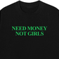 Áo Thun Relaxed Fit Need Money Not Girls