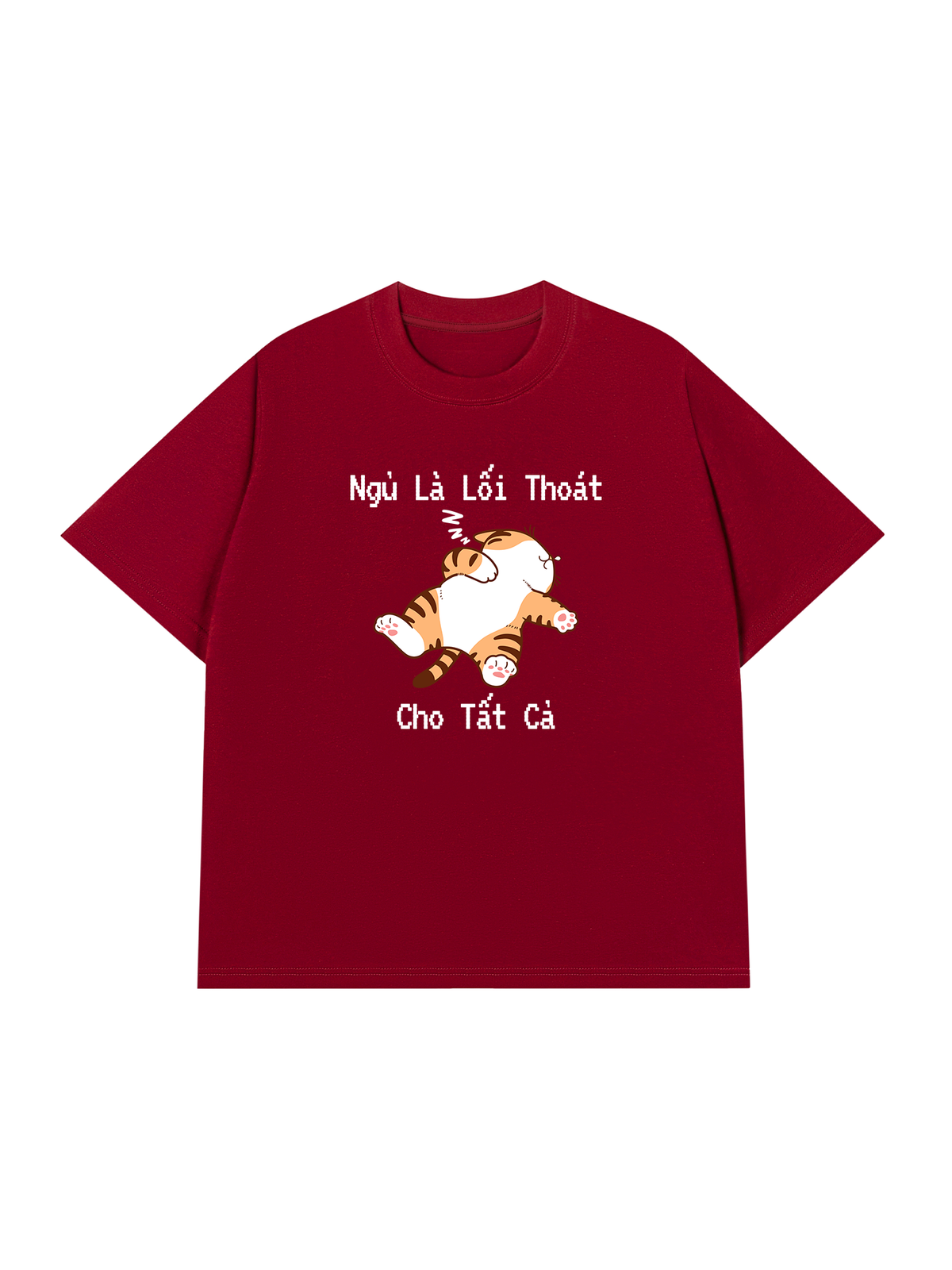 Áo Thun Relaxed Fit Ngủ Là Lối Thoát Cho Tất Cả