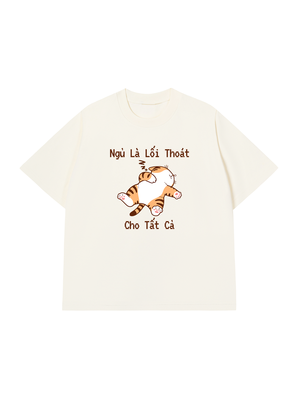 Áo Thun Relaxed Fit Ngủ Là Lối Thoát Cho Tất Cả