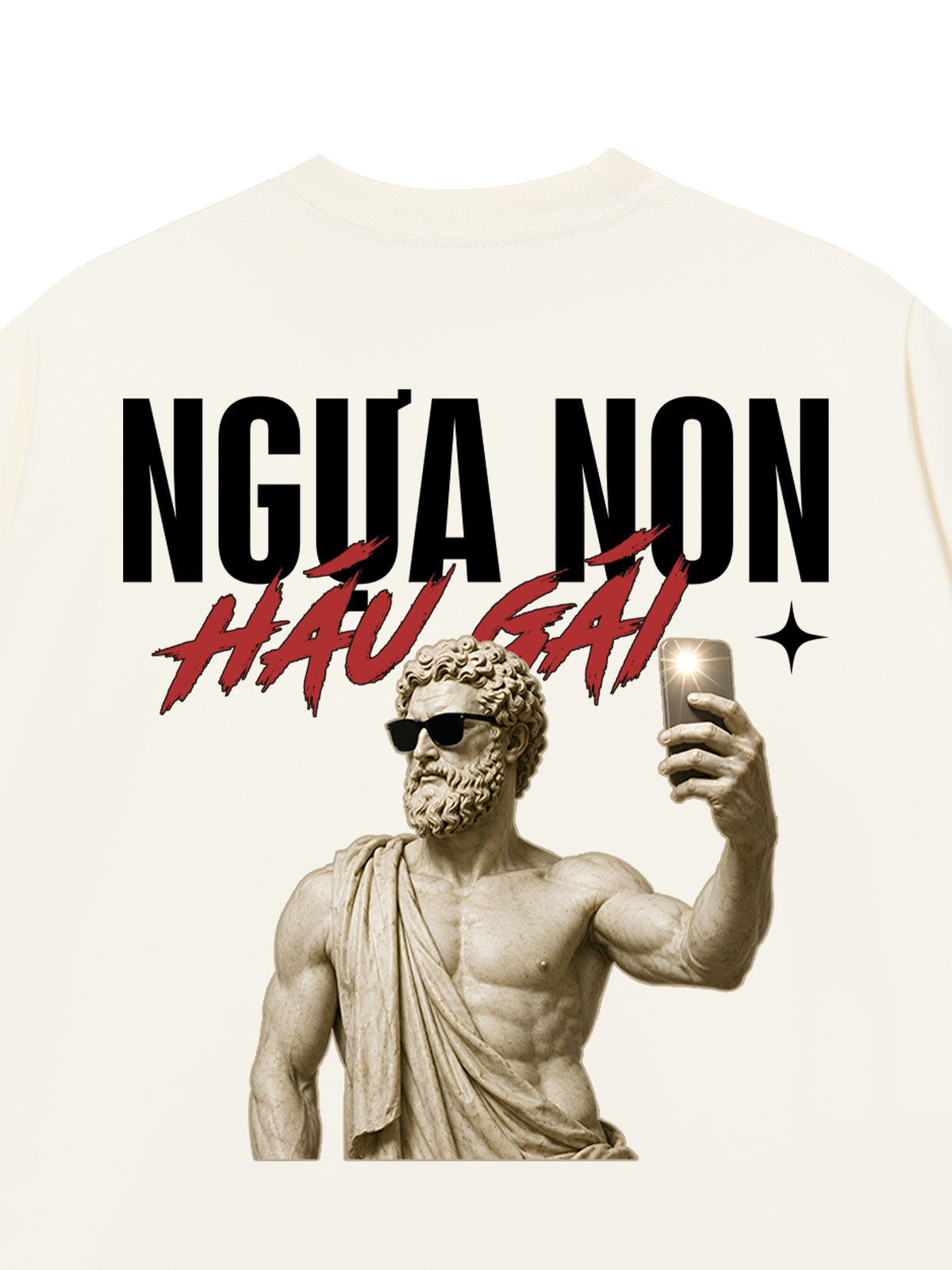 Áo Thun Relaxed Fit Ngựa Non Háu Gái